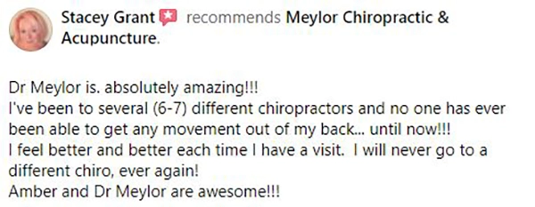 Chiropractic Des Moines IA Testimonials Stacy G